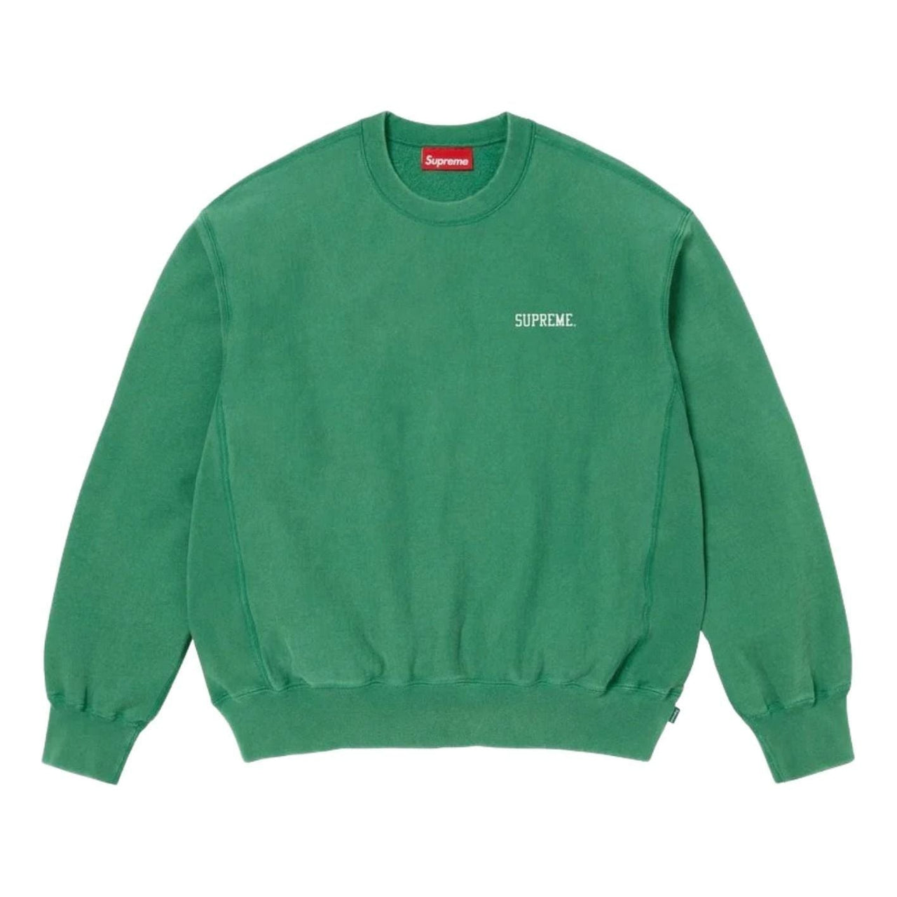 Supreme SS26 Washed Crewneck 'Green' SUP-SS26-304-GRN
