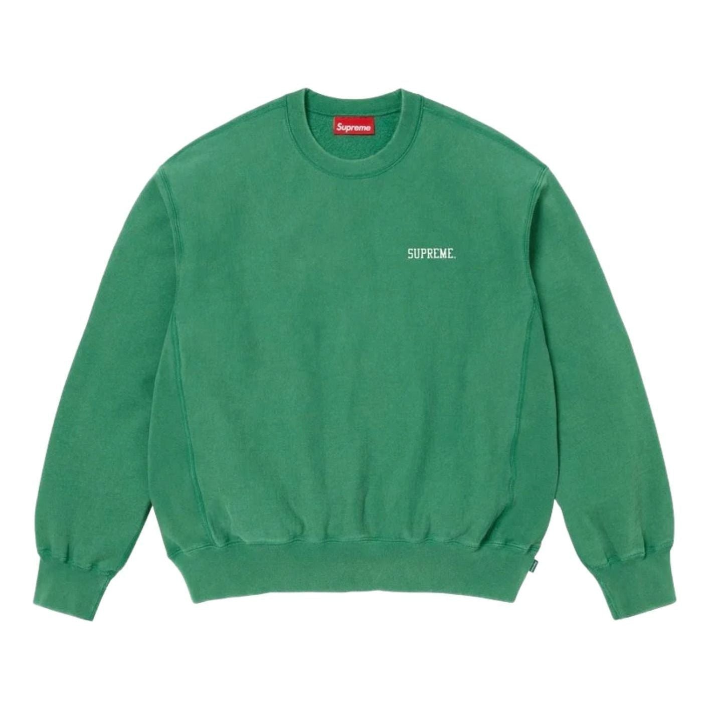 Supreme SS26 Washed Crewneck 'Green' SUP-SS26-304-GRN