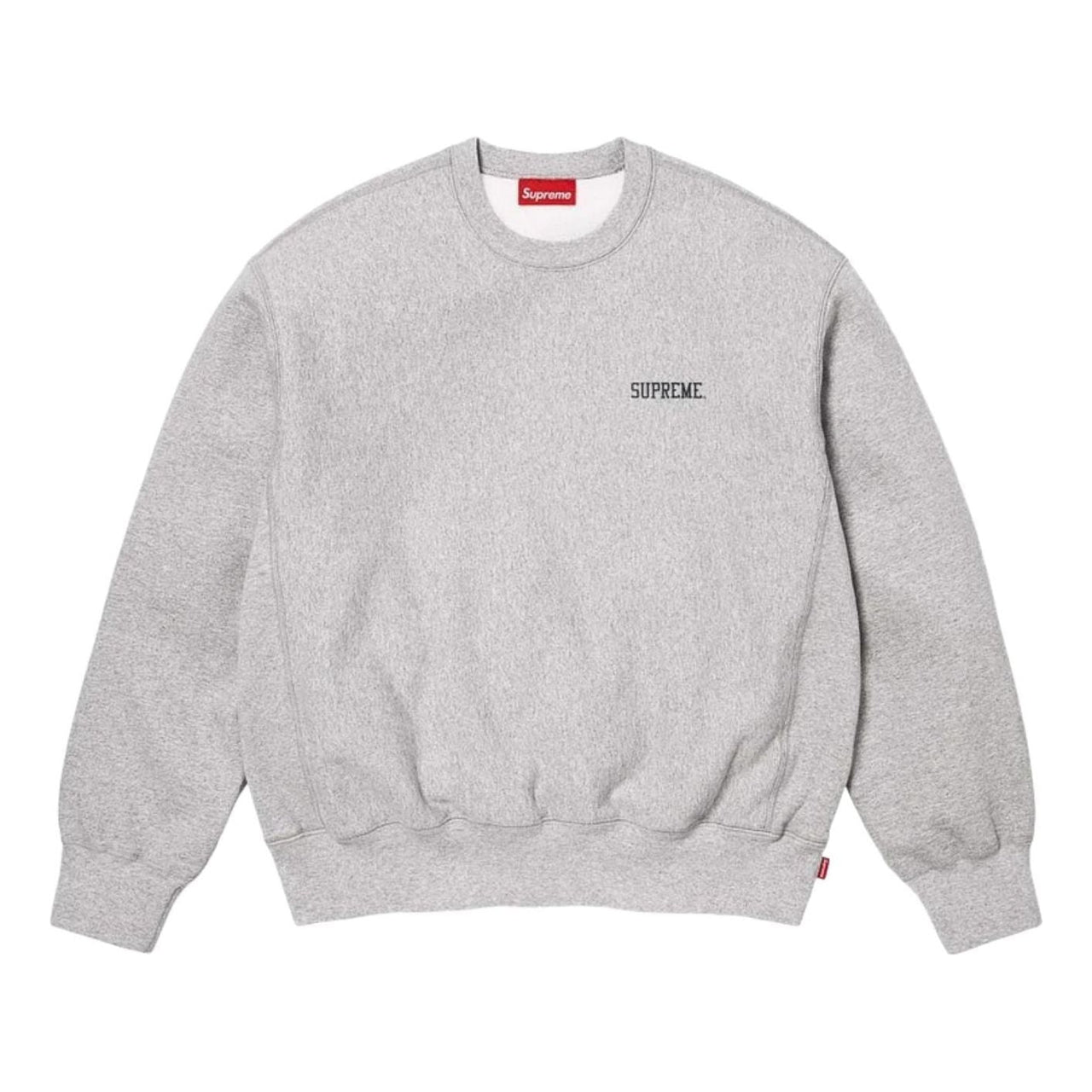 Supreme SS26 Washed Crewneck 'Heather Grey' SUP-SS26-304-GRY