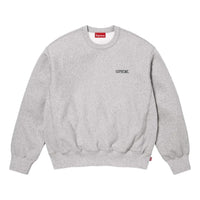Supreme SS26 Washed Crewneck 'Heather Grey' SUP-SS26-304-GRY