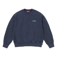 Supreme SS26 Washed Crewneck 'Navy' SUP-SS26-304-NVY