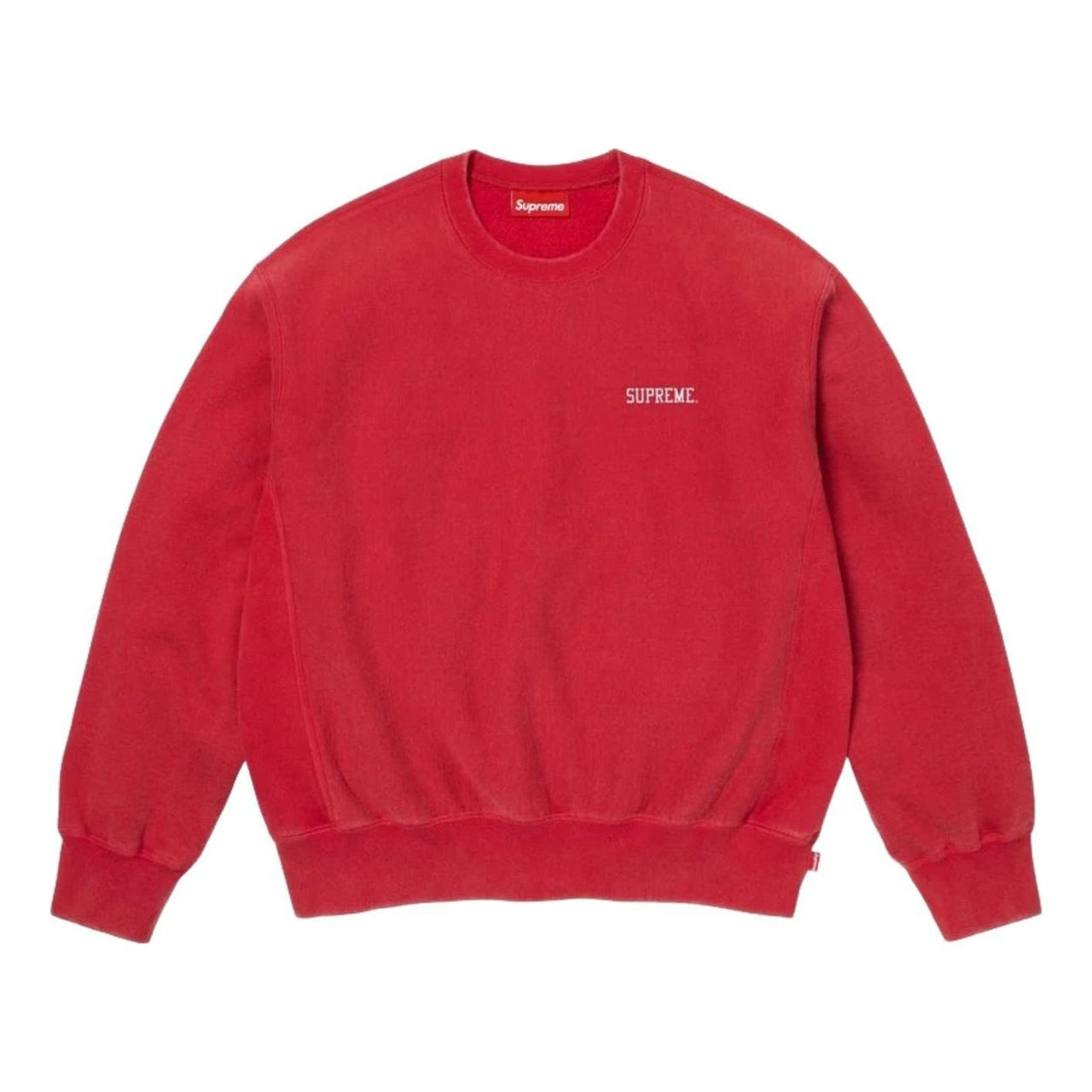 Supreme SS26 Washed Crewneck 'Red' SUP-SS26-304-RED