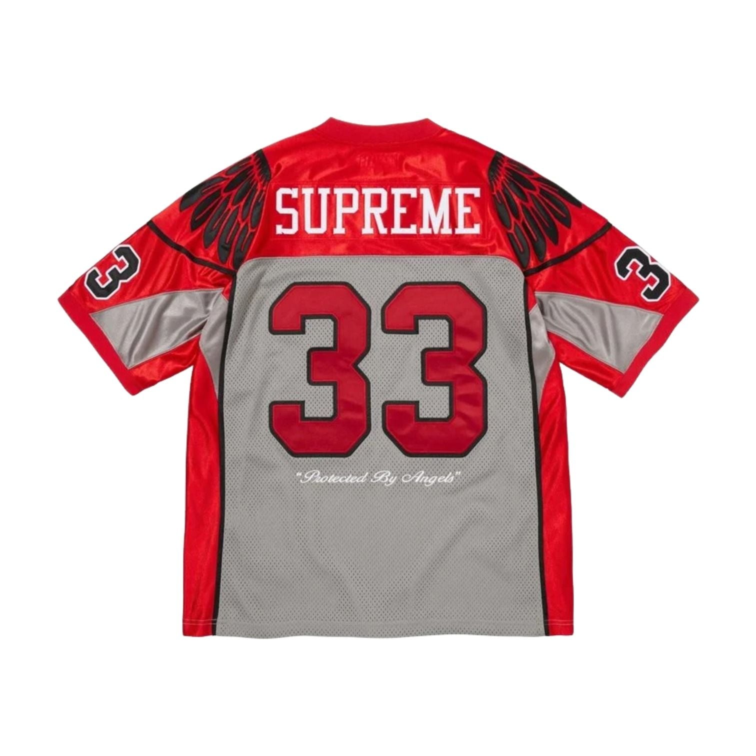 Supreme SS26 Wings Football Jersey 'Grey' SUP-SS26-294-GRY