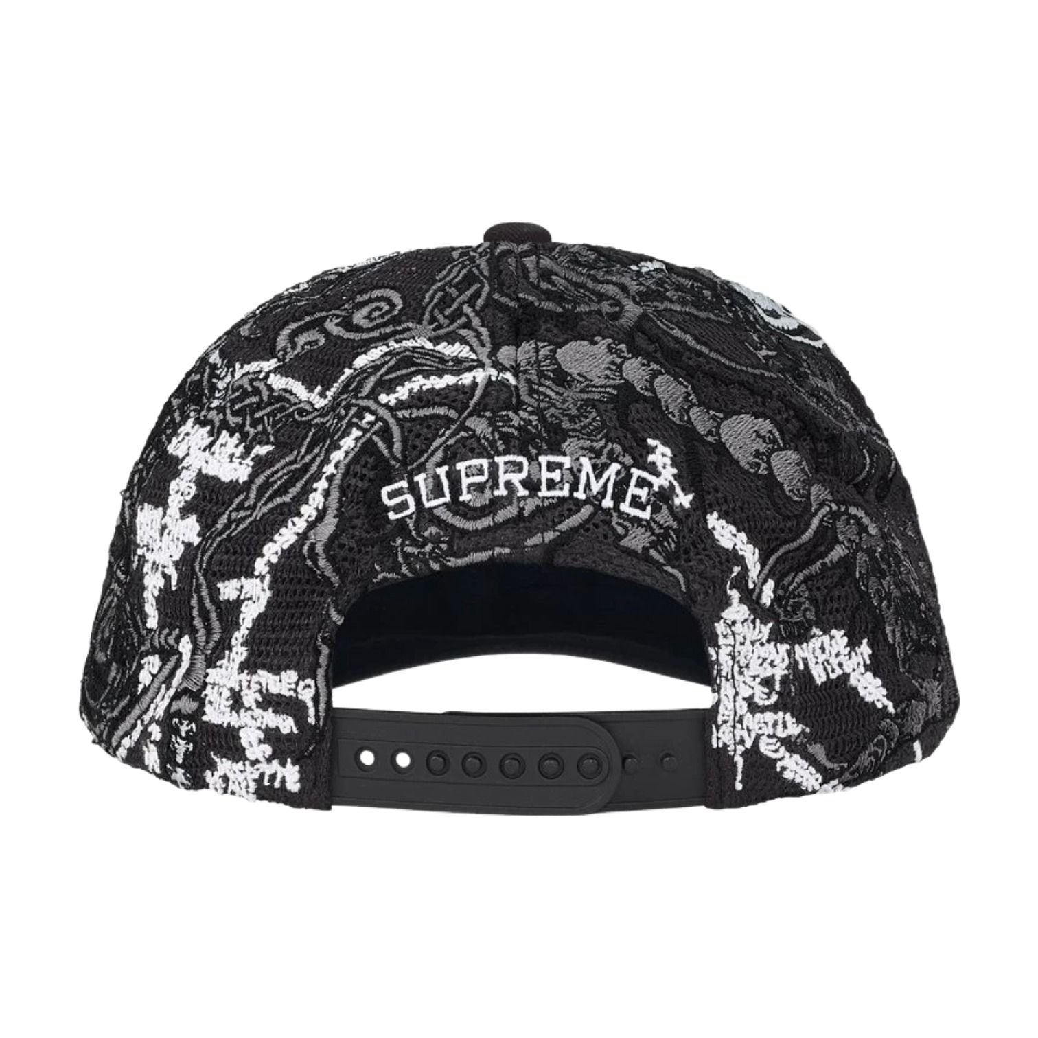 Supreme SS26 Wombat Embroidered Mesh Back 6-Panel 'Black' SUP-SS26-1057-BLK
