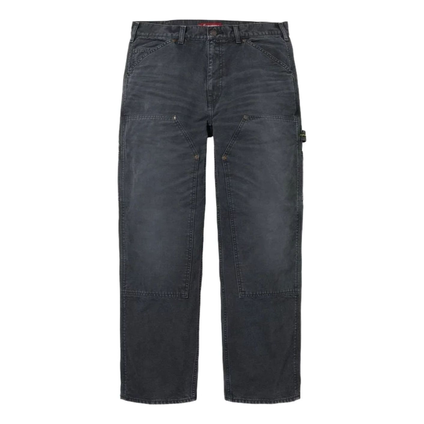 Supreme SS26 Worn Double Knee Painter Pant 'Black' SUP-SS26-178-BLK
