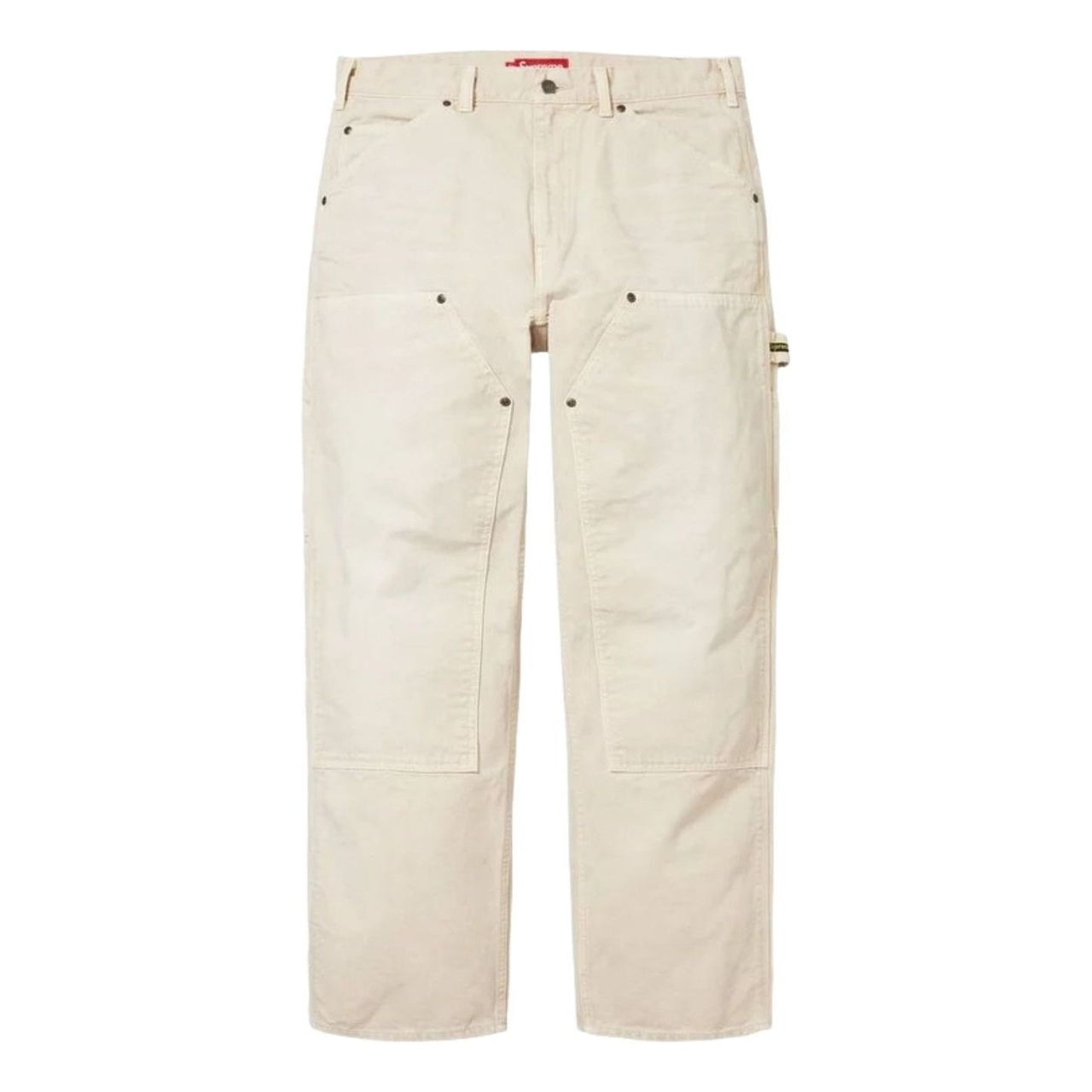 Supreme SS26 Worn Double Knee Painter Pant 'White' SUP-SS26-178-WHT