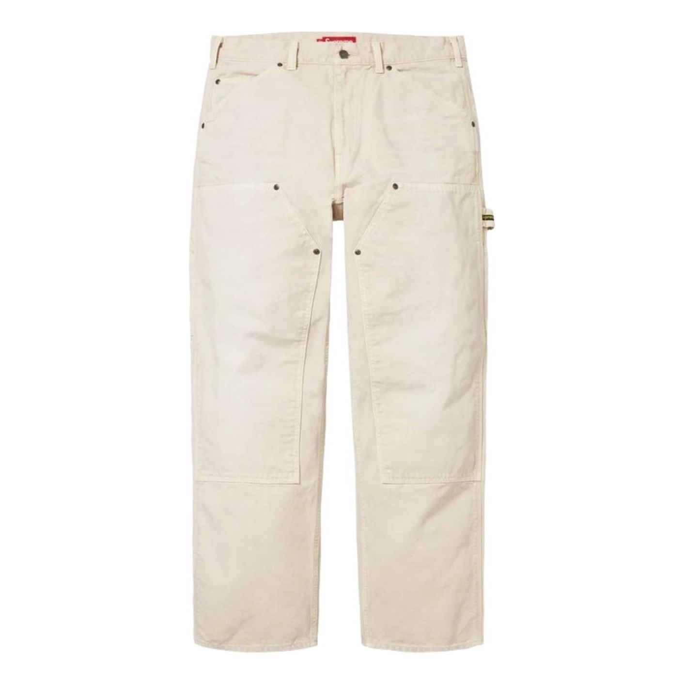 Supreme SS26 Worn Double Knee Painter Pant 'White' SUP-SS26-178-WHT
