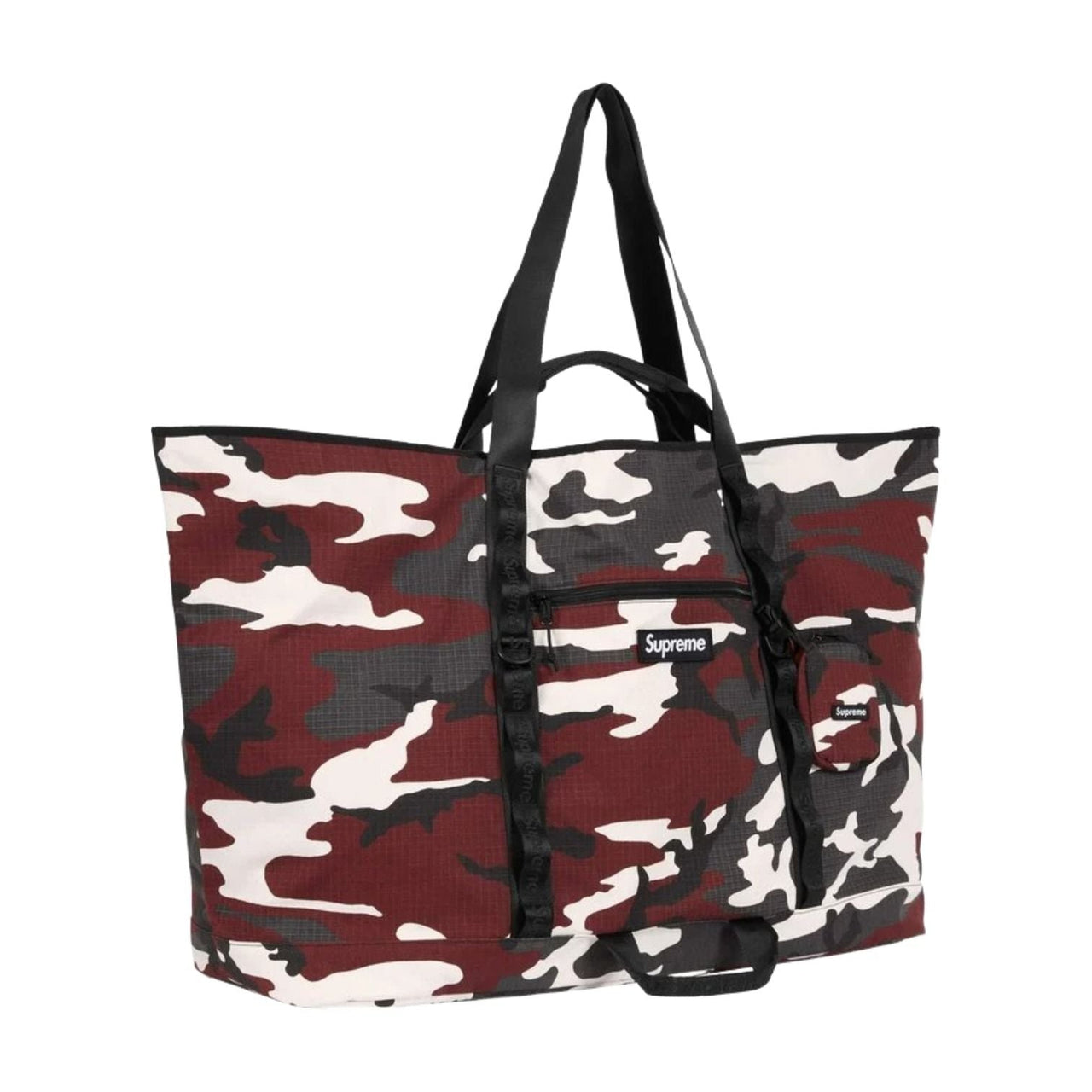 Supreme SS26 X-Large Tote Bag + Utility Pouch 'Red Camo' XLARGETOTEBAG-SS26-REDCAMO