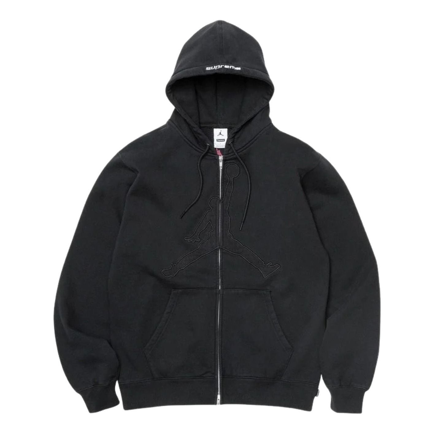 Supreme x Jordan SS26 Hooded Sweatshirt 'Black' SUP-SS26-309-BLK