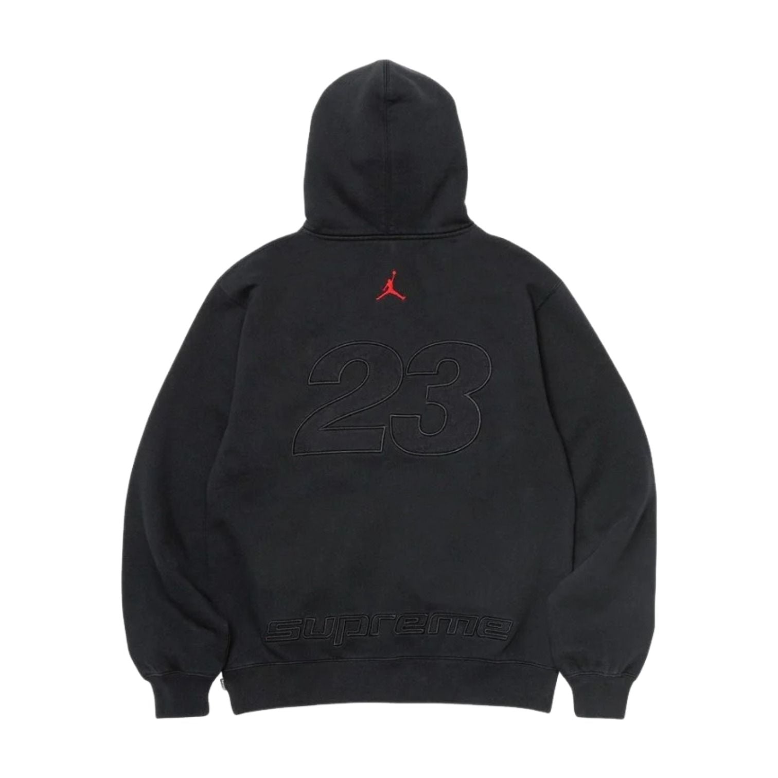 Supreme x Jordan SS26 Hooded Sweatshirt 'Black' SUP-SS26-309-BLK