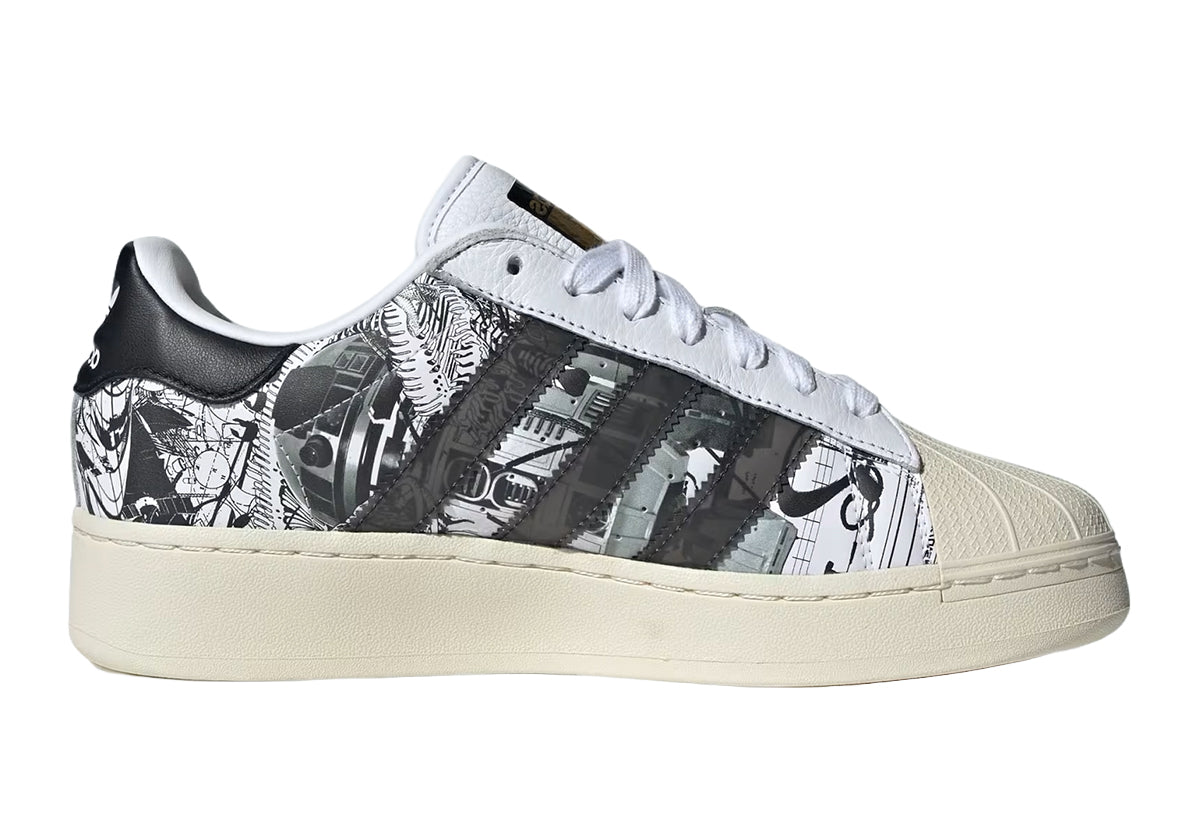 adidas x Star Wars x Nanzuka Superstar XLG 'R2-D2 and C-3PO' IF9249