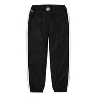 Supreme FW19 Week 5 x LACOSTE Track Pant Crossover waterproof Nylon Pants Unisex Black SUP-FW19-548