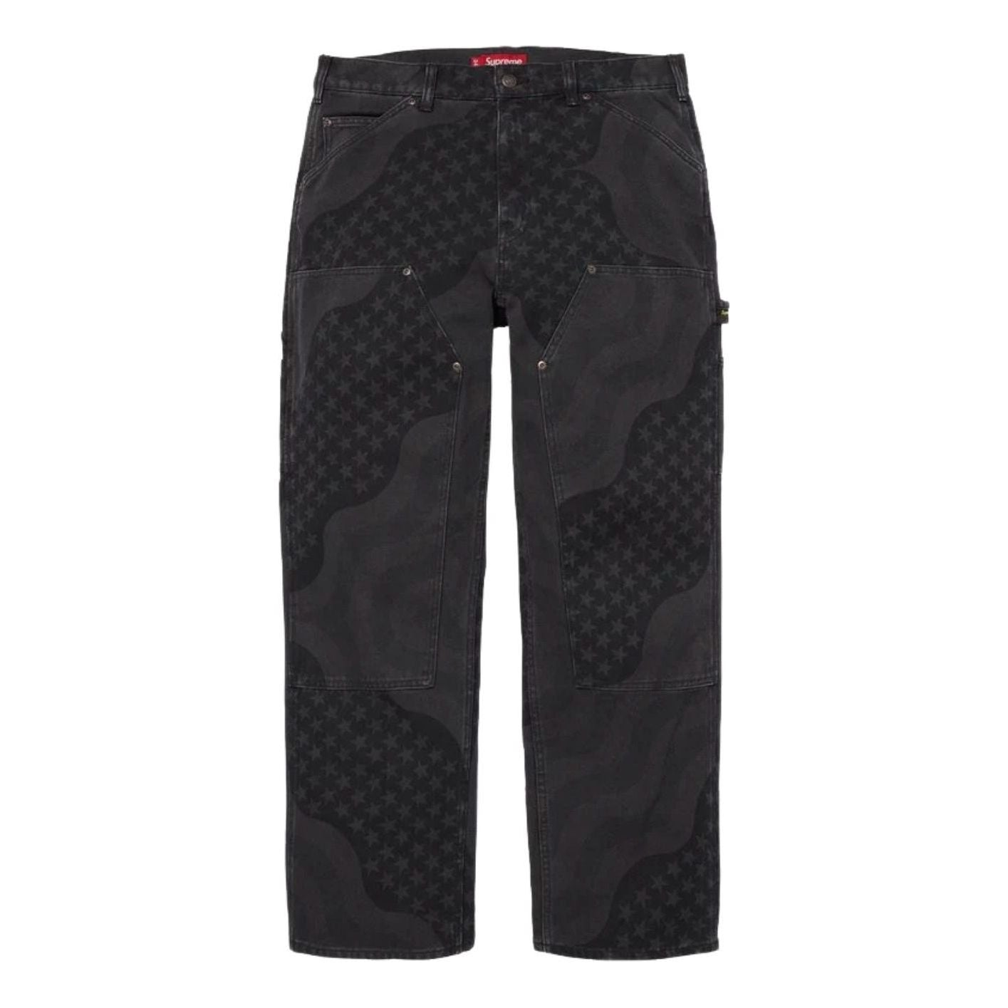 Supreme SS26 Flag Double Knee Painter Pant 'Black' SUP-SS26-131-BLK