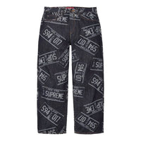 Supreme SS26 License Plate Baggy Jean 'Rigid Indigo' SUP-SS26-033