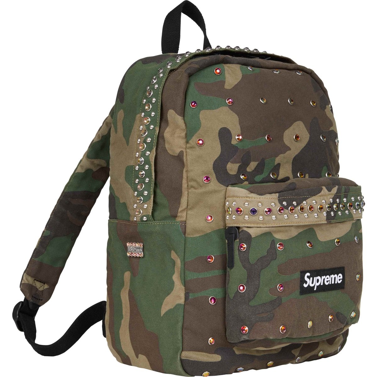 Supreme x B.B. Simon Denim Backpack SS25 'Woodland Camo' SS25B37-WOODLAND-CAMO
