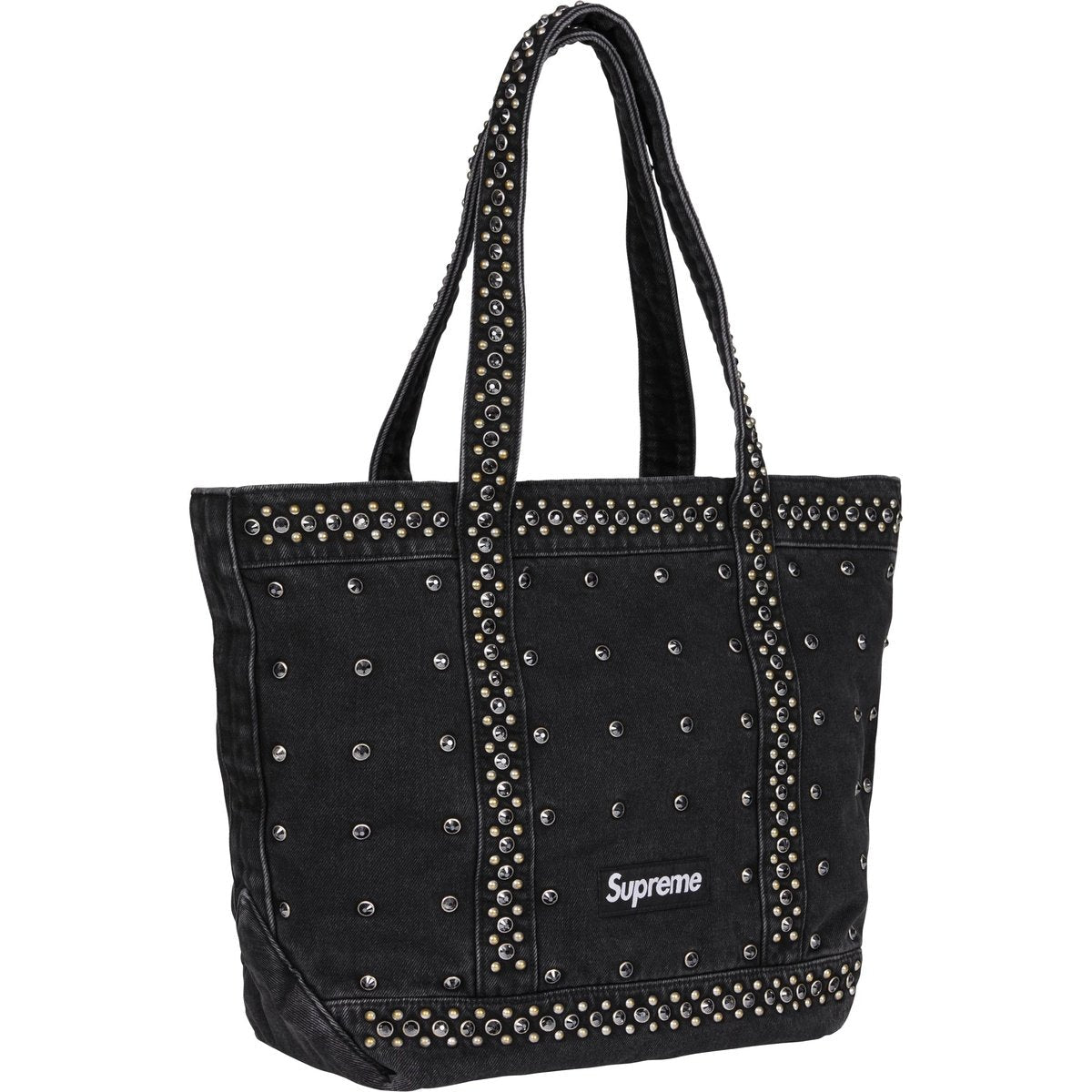 Supreme x B.B. Simon Denim Tote Bag 'Black' SS25B22-BLACK