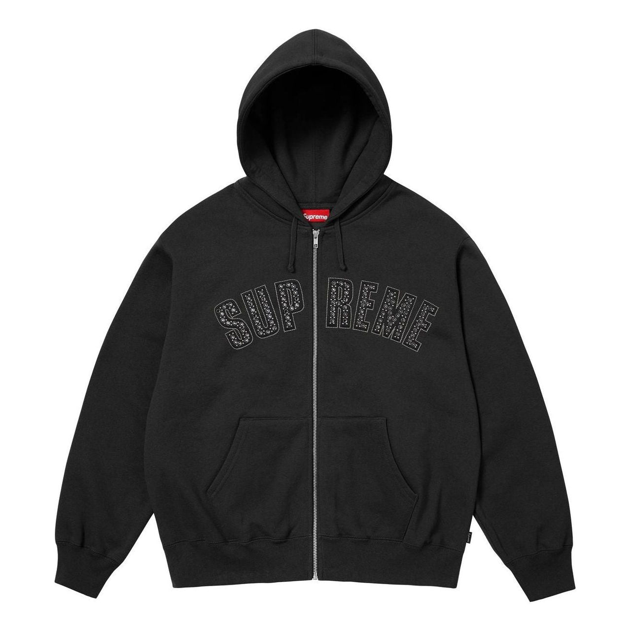 Supreme x B.B. Simon Zip Up Hooded Sweatshirt 'Black' SS25SW50-BLACK