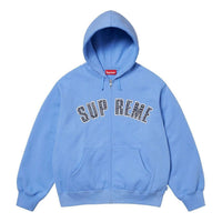 Supreme x B.B. Simon Zip Up Hooded Sweatshirt 'Light Blue' SS25SW50-LIGHT-BLUE