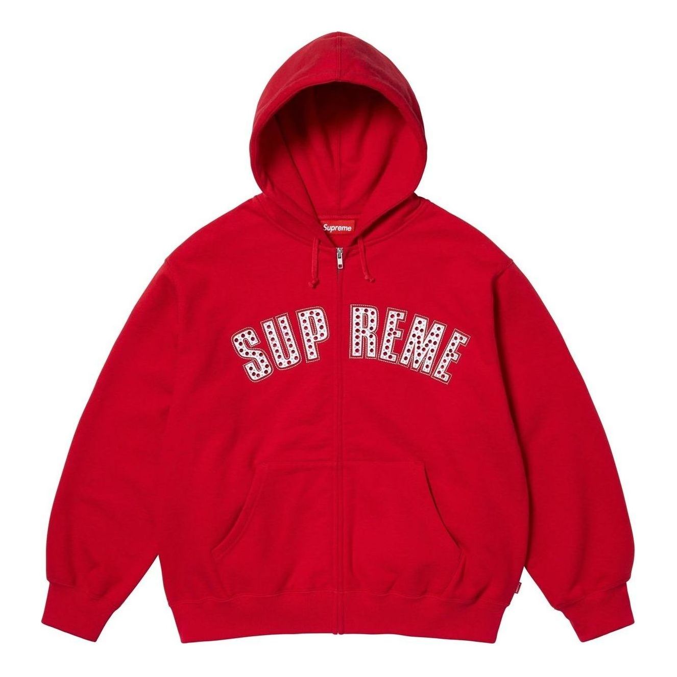 Supreme x B.B. Simon Zip Up Hooded Sweatshirt 'Red' SS25SW50-RED