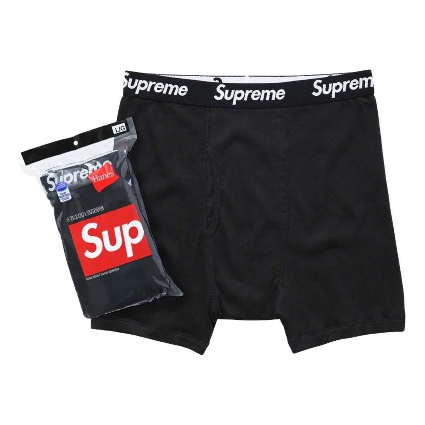 Supreme x Hanes SS26 Boxer Briefs (4 Pack) 'Black' SUP-SS26-038-BLK
