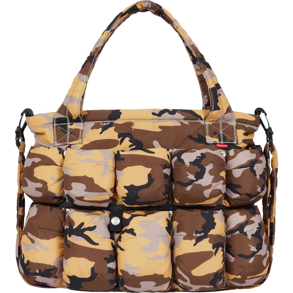 Supreme x Martithé + François Girbaud Pokachu Puffer Tote Bag SS25 'Camo' SS25B10-CAMO