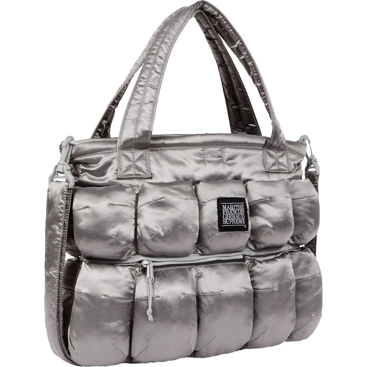 Supreme x Martithé + François Girbaud Pokachu Puffer Tote Bag SS25 'Silver' SS25B10-SILVER