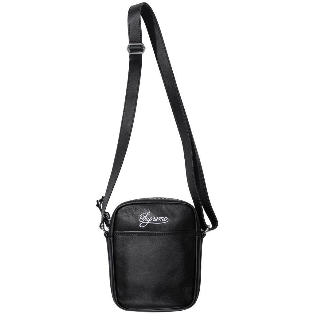 Supreme x Nike Leather Shoulder Bag SS25 'Black' SS25B1-BLACK