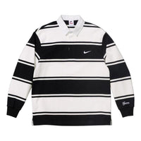 Supreme x Nike Stripe Rugby 'Black' SS25KN1-BLACK