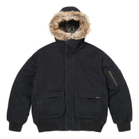 Supreme SS26 Reversible Faux Fur Hooded Work Jacket 'Black' SUP-SS26-004-BLK