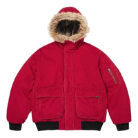 Supreme SS26 Reversible Faux Fur Hooded Work Jacket 'Red' SUP-SS26-004-RED