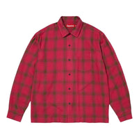 Supreme SS26  Shadow Plaid Rayon Shirt 'Magenta' SUP-SS26-138-MAG