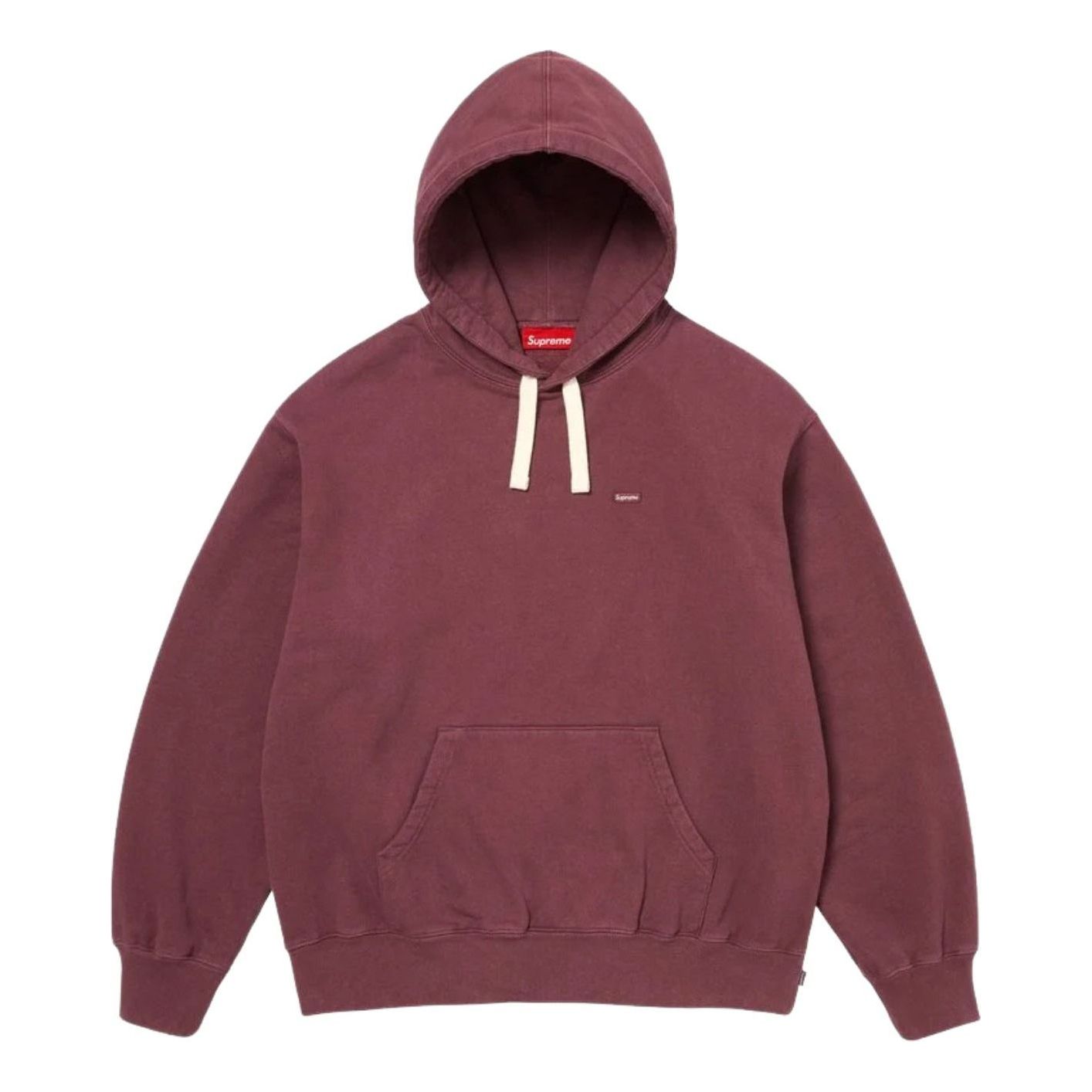 Supreme SS26 Small Box Drawcord Hooded Sweatshirt 'Maroon' SUP-SS26-021-MRN