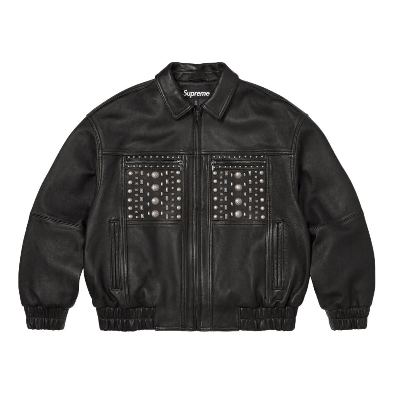 Supreme SS26 Multi Studded Leather Jacket 'Black' SUP-SS26-353-BLK