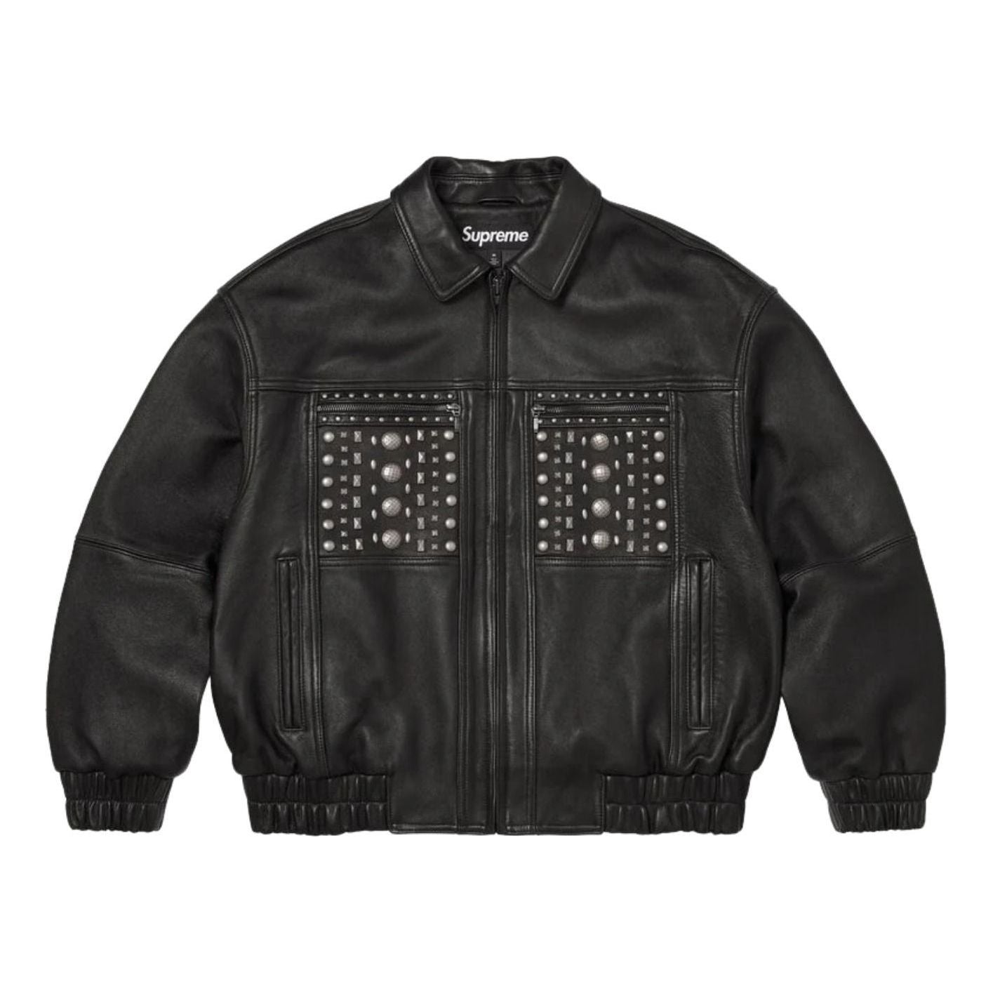 Supreme SS26 Multi Studded Leather Jacket 'Black' SUP-SS26-353-BLK
