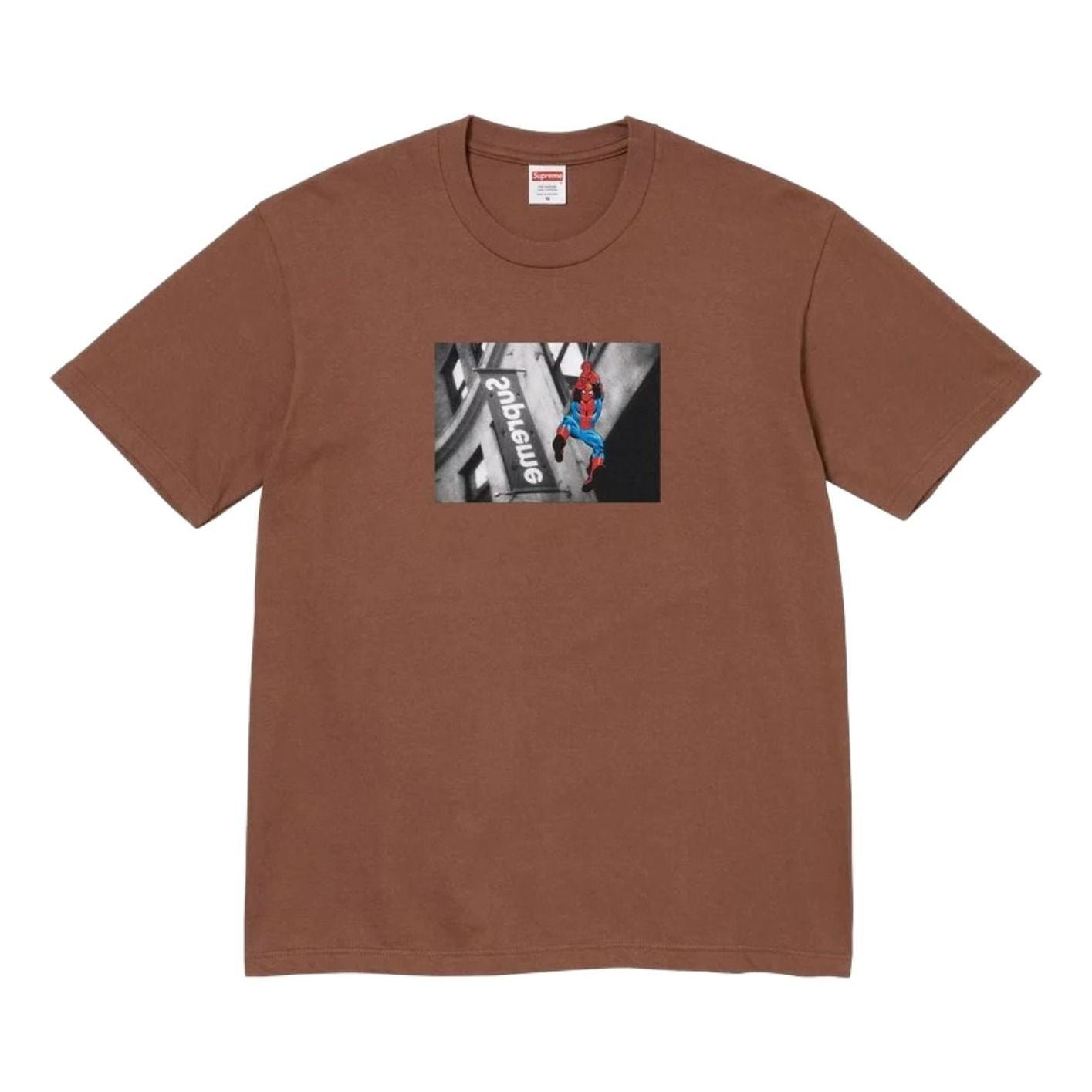 Supreme SS26 Spider-Man T-Shirt 'Brown' SUP-SS26-001-BRN