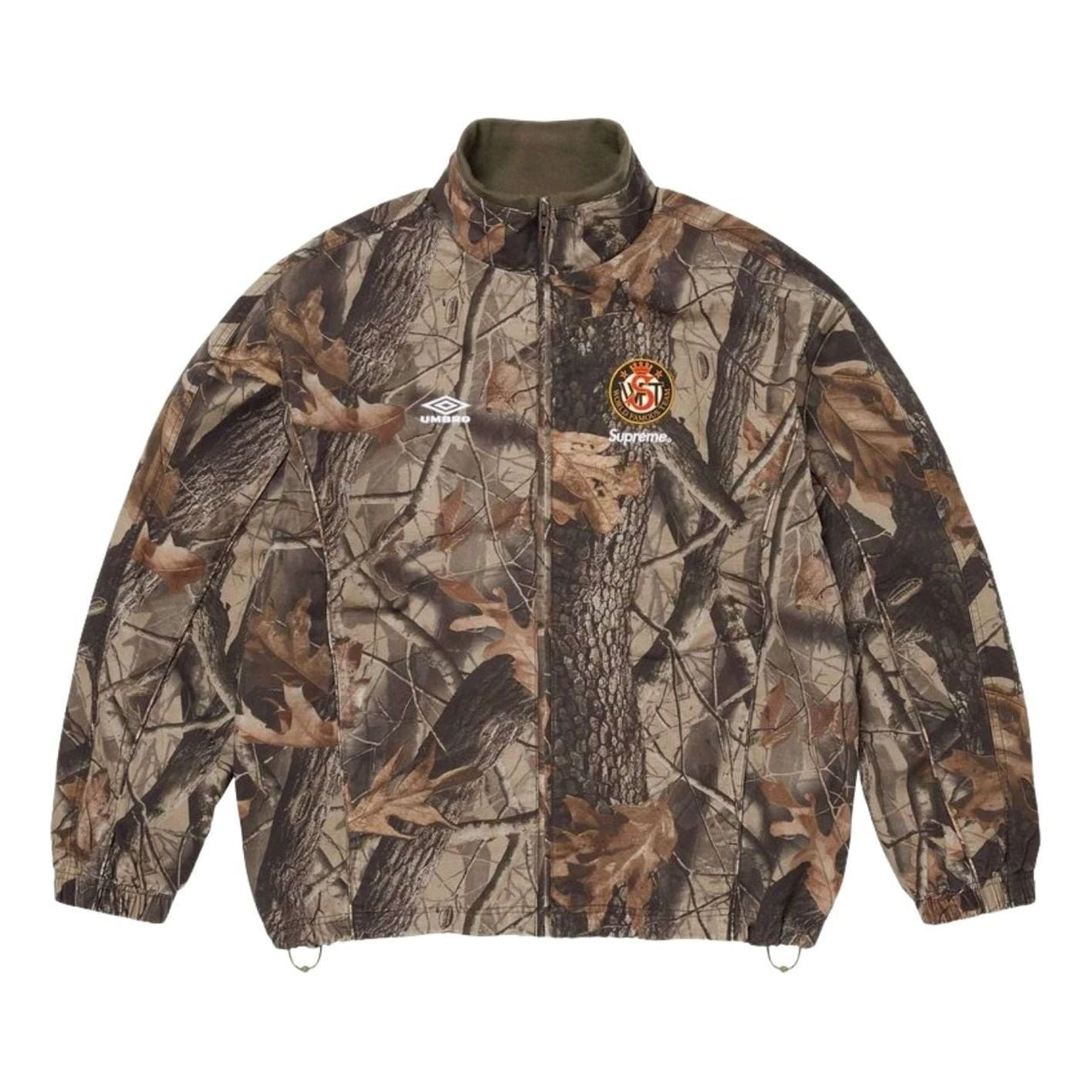 Supreme x Umbro SS26 Cotton Ripstop Track Jacket 'Realtree Hardwoods Camo' SUP-SS26-009-RELTREHRDWODCAMO