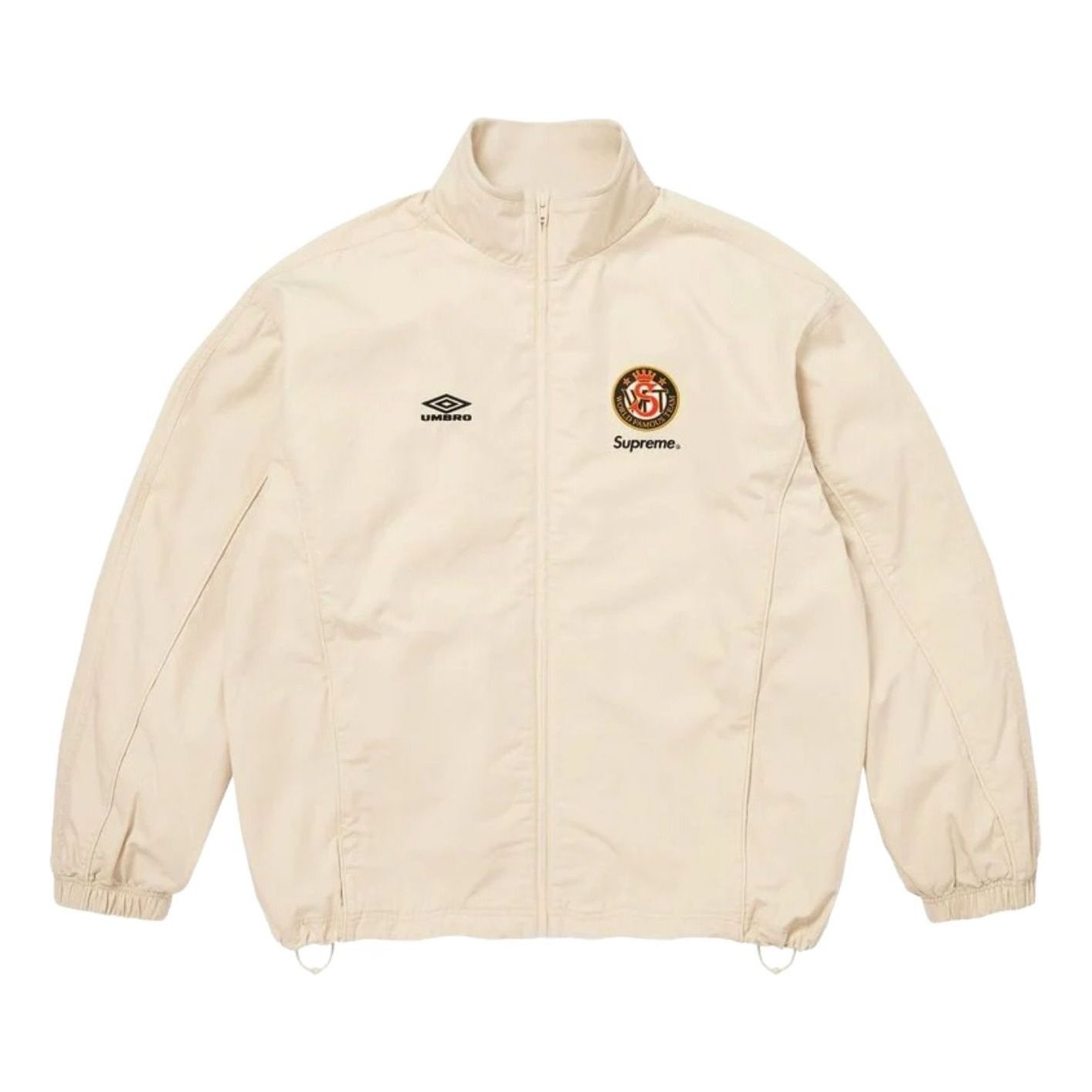 Supreme x Umbro SS26 Cotton Ripstop Track Jacket 'Stone' SUP-SS26-009-STN