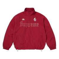 Supreme x Umbro SS26 Rhinestone Track Jacket 'Red' SUP-SS26-331-RED