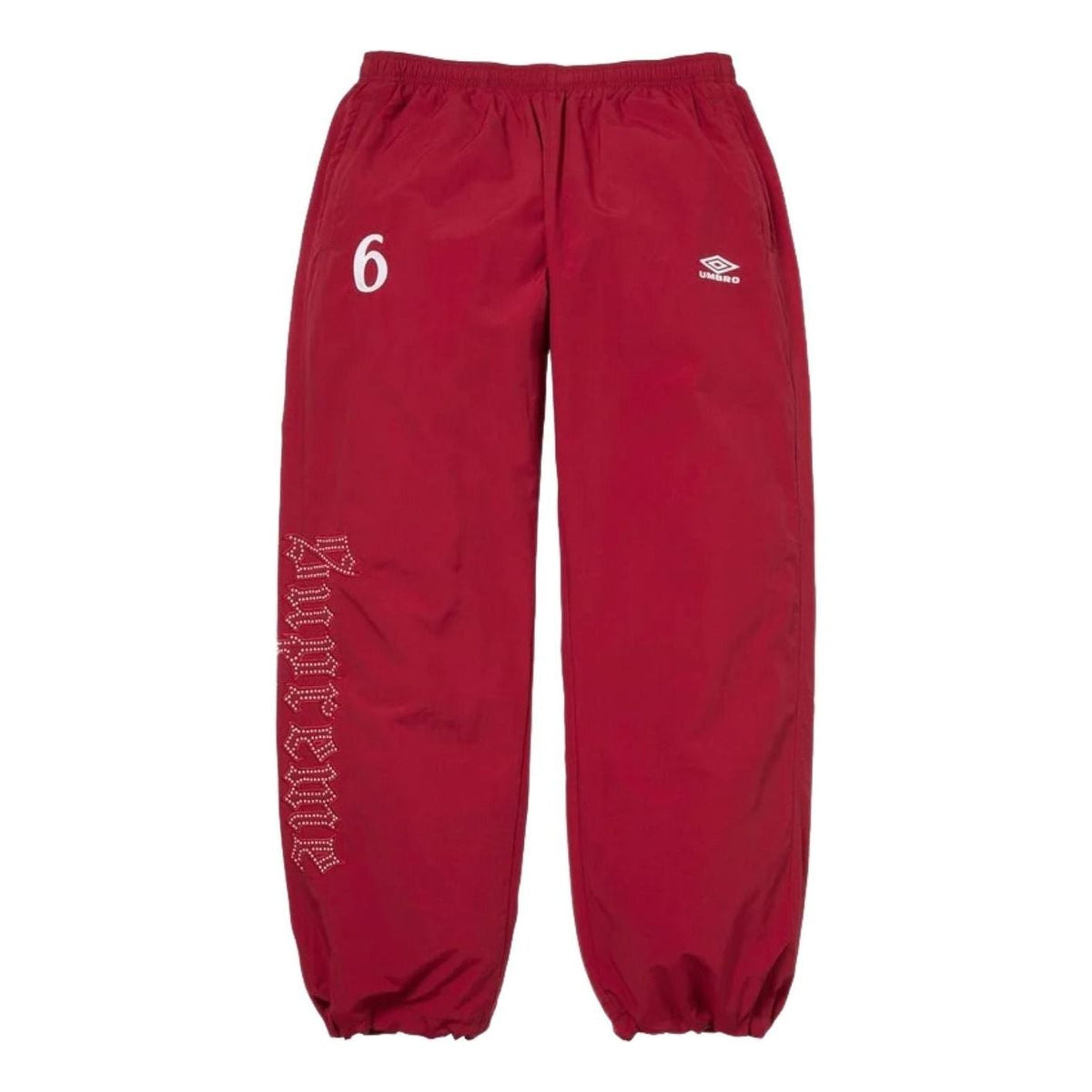 Supreme x Umbro SS26 Rhinestone Track Pant 'Red' SUP-SS26-332-RED