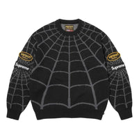Supreme x Vanson Leathers SS26 Spider-Man Sweater 'Black' SUP-SS26-302-BLK
