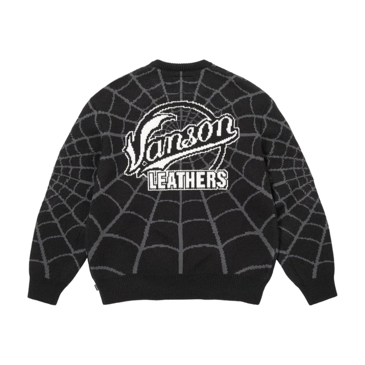 Supreme x Vanson Leathers SS26 Spider-Man Sweater 'Black' SUP-SS26-302-BLK