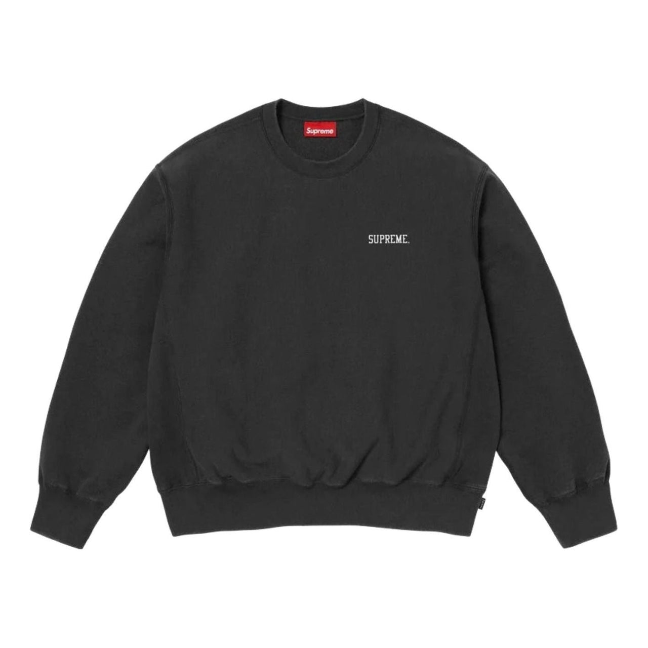 Supreme SS26 Washed Crewneck 'Black' SUP-SS26-304-BLK
