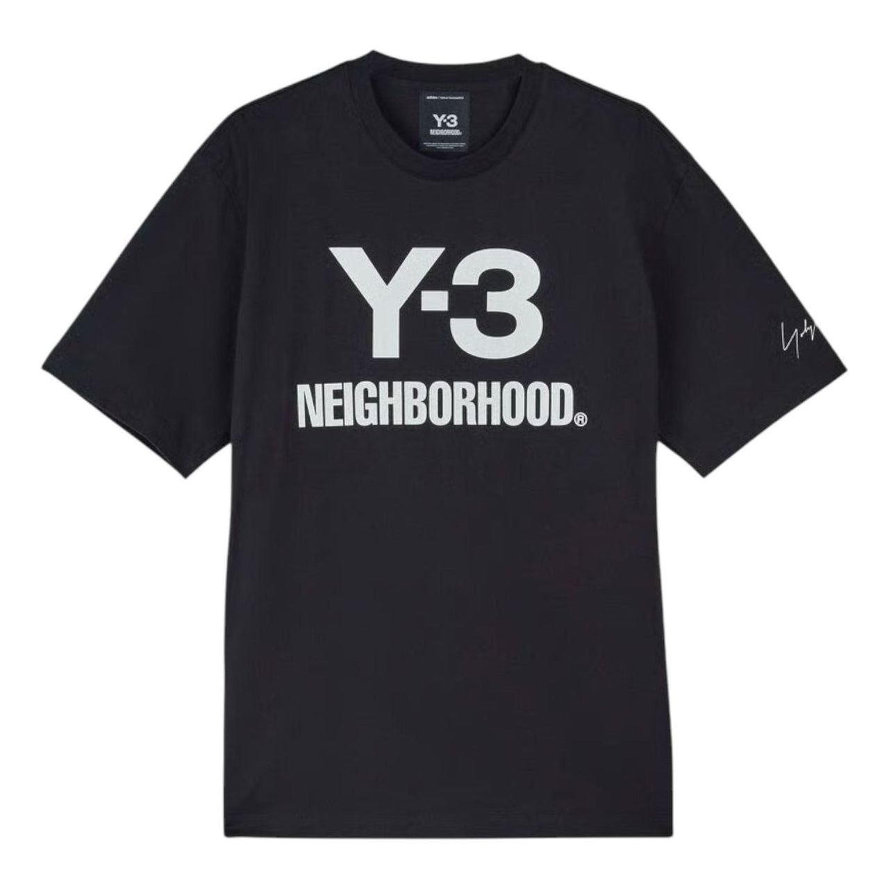 adidas Y-3 x Neighborhood Logo Relaxed T-Shirt 'Black' JW6999