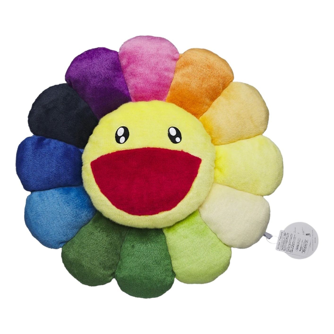 Takashi Murakami Flower Plush 30CM 'Rainbow Yellow' TMF-30-RAINBOW