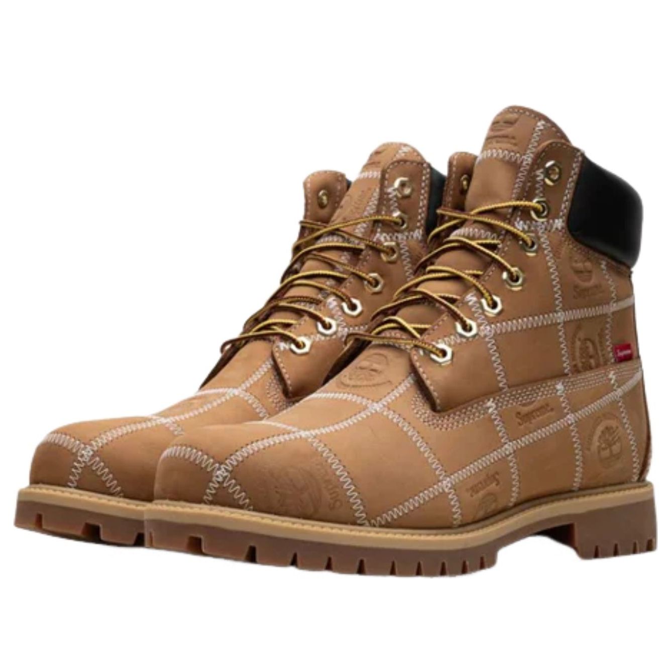 Timberland x Supreme 6 Inch Premium Waterproof Boot 'Patchwork - Wheat' TB0A5TBZ-754