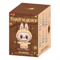 Pop Mart Labubu The Monsters Timber Workshop Playing on the Swing Pendant Pop Land Exclusive Sealed Case (1 Blind Box) PPMT-2406-0018-1B