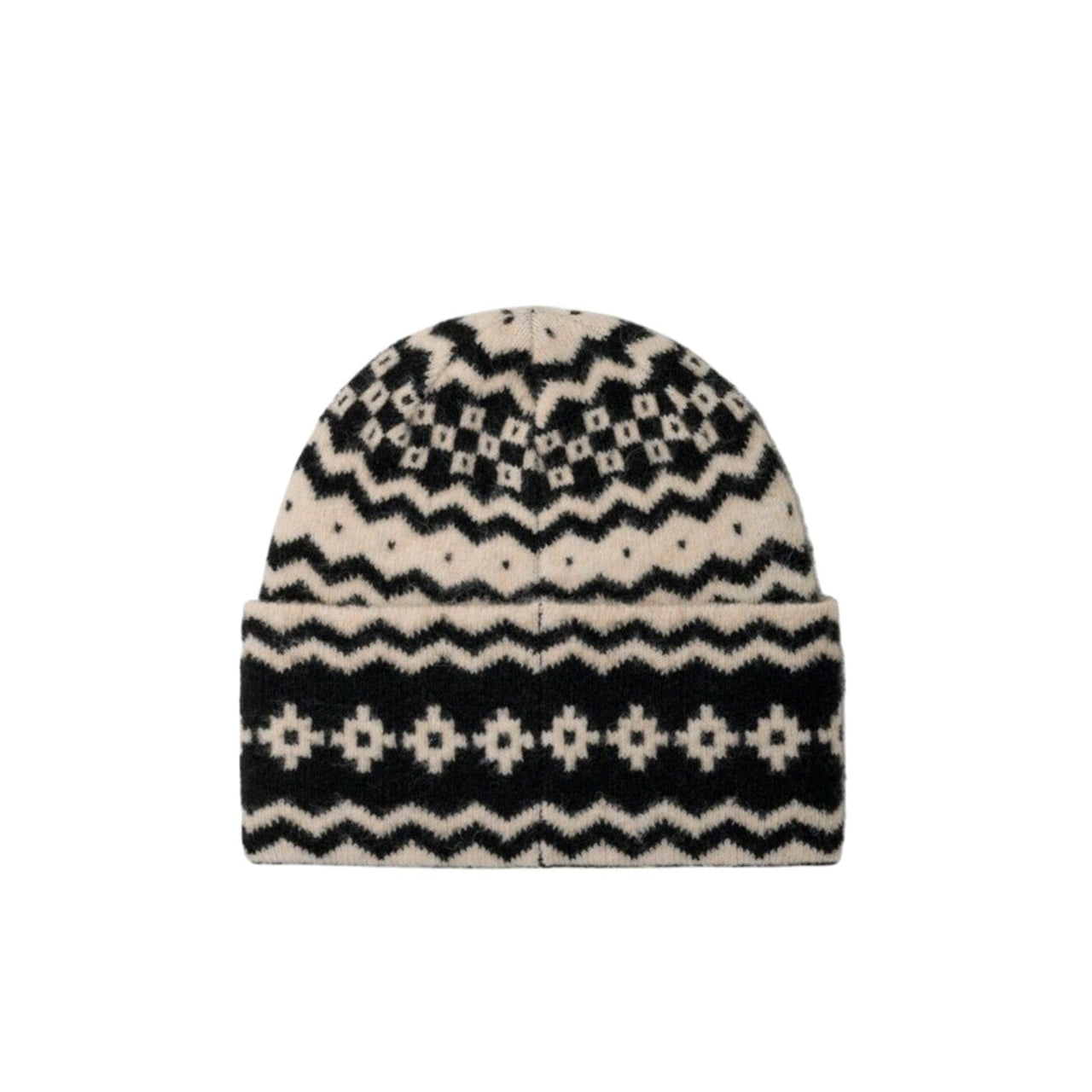 (WMNS) UGG Chunky UGGIsle Beanie Wool Hat 'Black White' 102745-BLKM