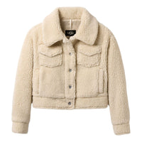 (WMNS) UGG Frankie Short Trucker Jacket 'Natural White' 1171459-NLI