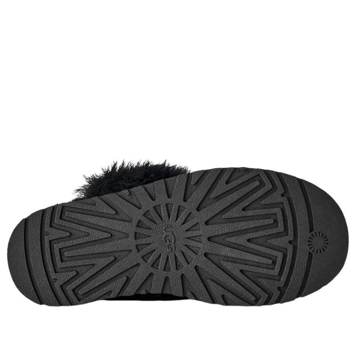 (WMNS) UGG Disquette Chalet Mules 'Black' 1173930-BLK