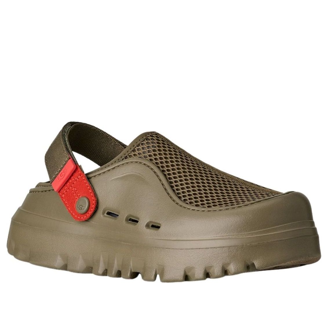UGG PeakMod Breathe Mules 'Burnt Olive Red Pepper' 1175051-BVRD